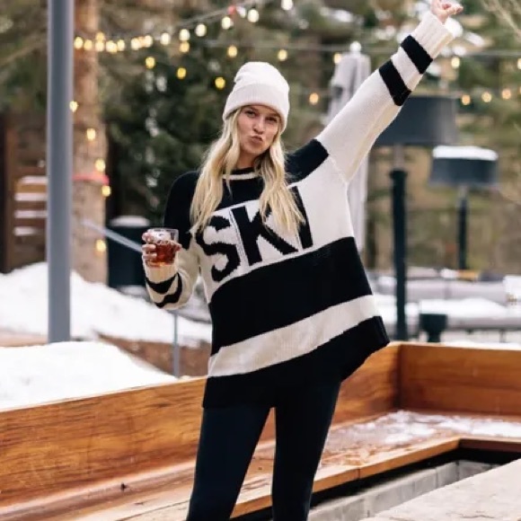 Show Me Your MuMu Sweaters - SHOW ME YOUR MUMU Ski Knit Black size : small